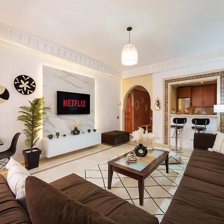 Appartement Chic Gueliz Plaza Avec Vue มาร์ราเกช ภายนอก รูปภาพ