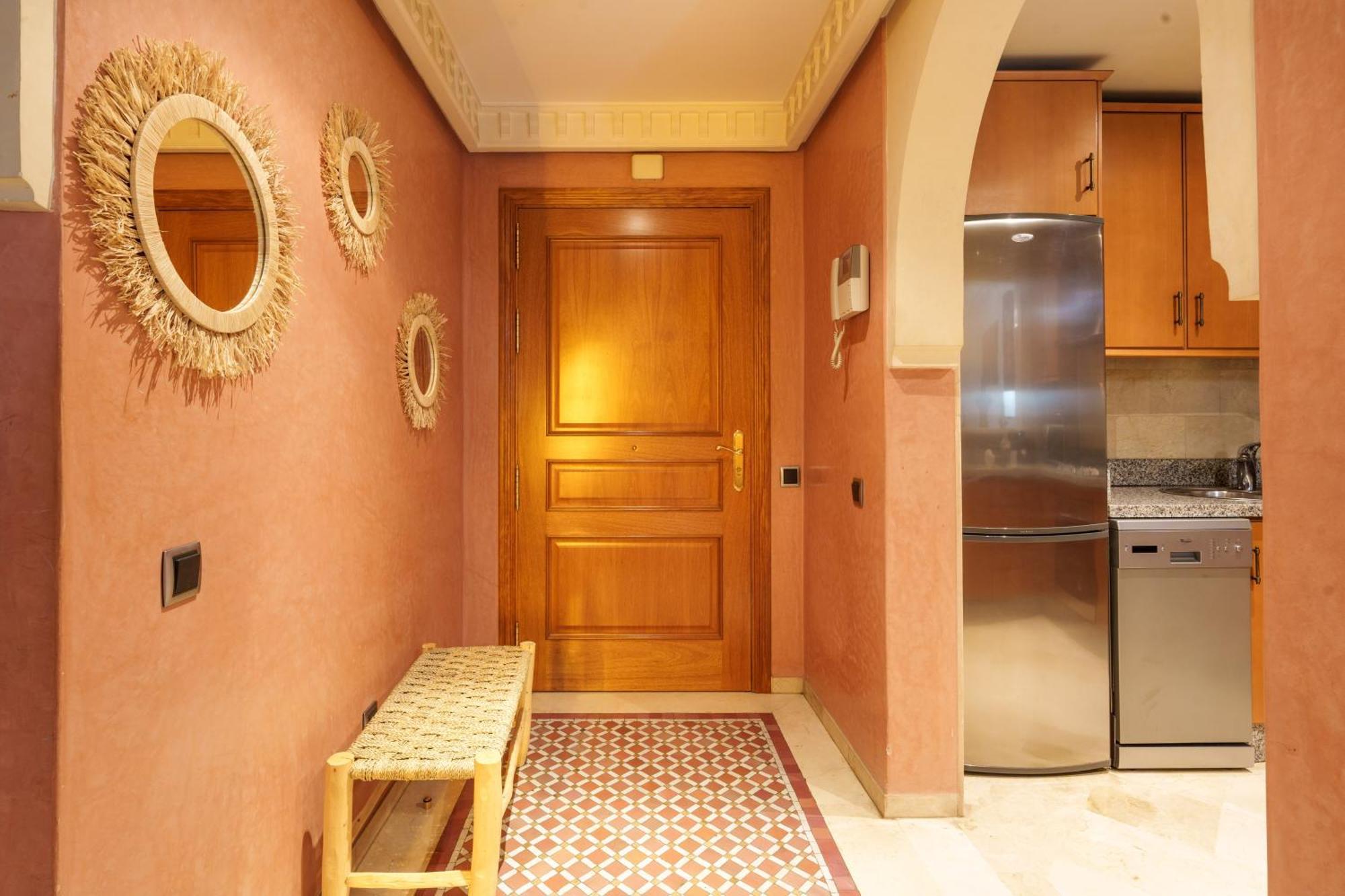 Appartement Chic Gueliz Plaza Avec Vue มาร์ราเกช ภายนอก รูปภาพ